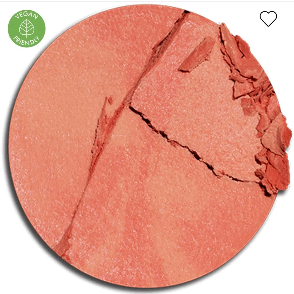 Huda Beauty GloWish Cheeky Vegan Blush Powder healthy peach 01 Warm soft peach